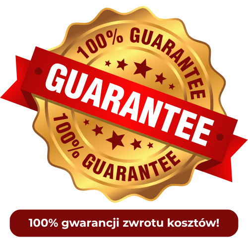 Certyfikat gwarancji satysfakcji e-booka Flow, nie FOMO &ndash; pewność jakości, bezpieczeństwo zakupu i gwarancja zwrotu, jeśli treść nie spełni oczekiwań.